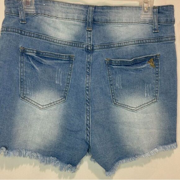 VIP Light Blue Shorts Size 9/10 - Picture 4 of 4